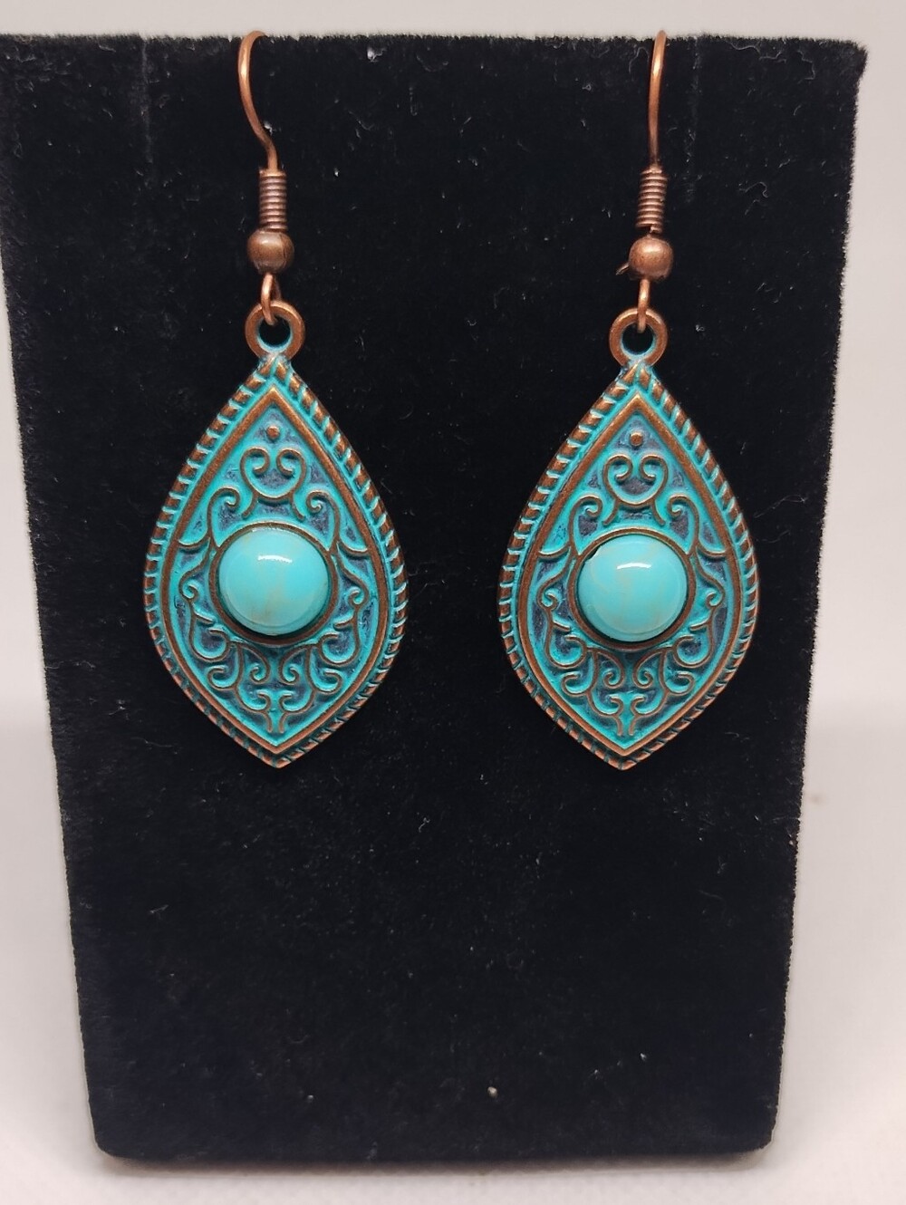 Vintage Earrings Turquoise Antique‎ Women's Dangle Jewelry New G21